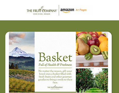 Amazon Creatives for The Fruit Company