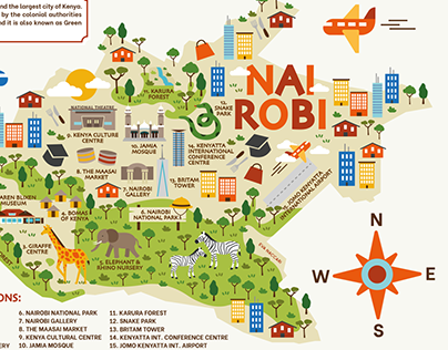 Map of Nairobi