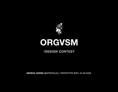 BLACK VELVET | Orgvsm Design Contest