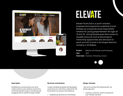 Elevate Youth UX Design