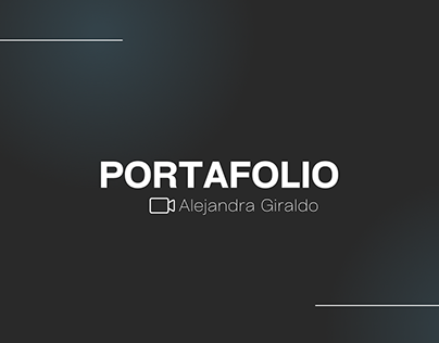 Portafolio - Producción Audiovisual