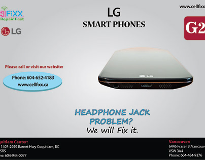 LG SMART PHONES REPAIR POSTER