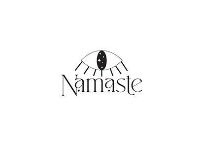 Logo design for yoga studio ''Namaste''