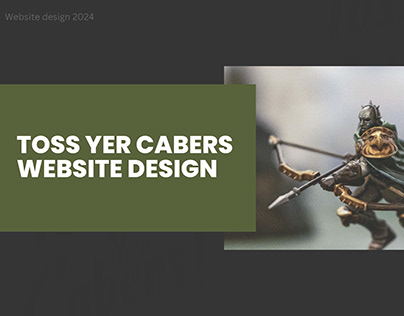 Toss Yer Cabers Website Redesign