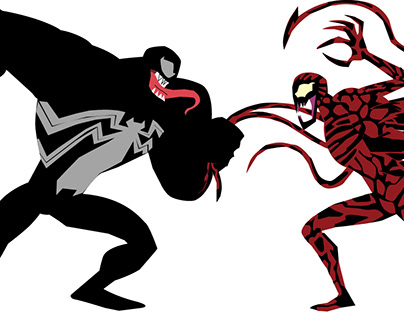 How to Draw VENOM VS CARNAGE FACE OFF  YouTube