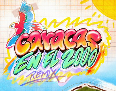 CARACAS EN EL 2000 REMIX - Cover Art & Lyric Video