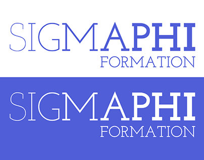 Sigmaphi Formation | Logo & Website