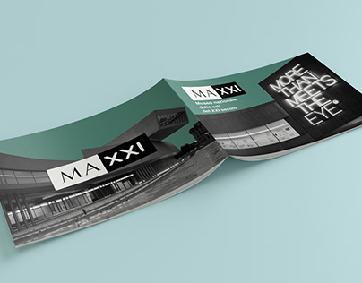 MAXXI brochure mockup