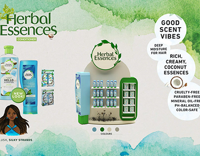 Herbal Essences Hello Hydration Conditioner Stand