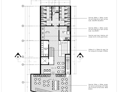 Hotel Interior Design : Technical Drawing