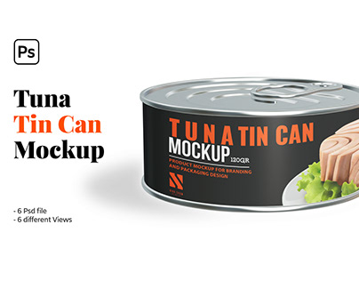 Tuna Tin Can Mockup