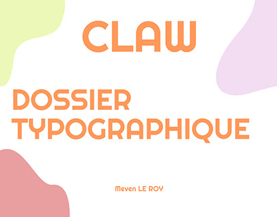 Claw - Typographie - 2022/2023