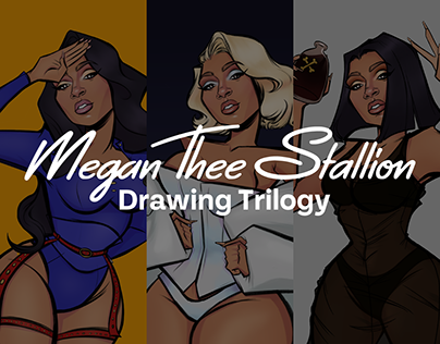Megan Thee Stallion Drawing Trilogy