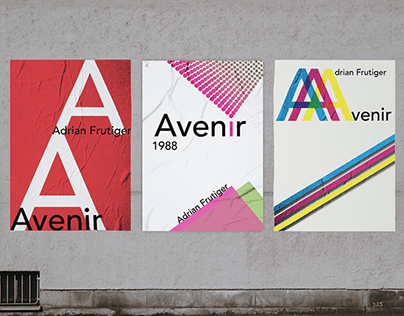 Swiss-style poster designs