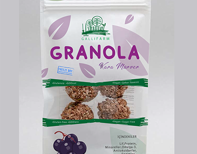 Granola Paket Tasarımı