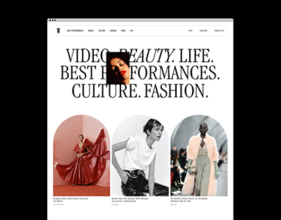 W Magazine — Redesign Concept