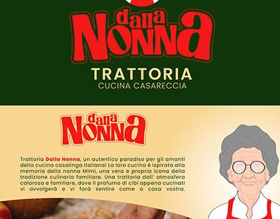 Project thumbnail - DALLA NONNA trattoria | BRAND DESIGN