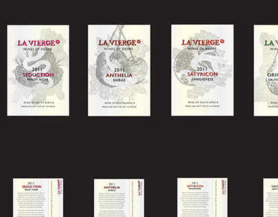 SECOND YEAR - La Vierge Wine Estate - Label Design