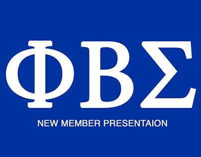 Phi Beta Sigma: New Member Presentation
