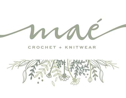 Logotype - Maé organic - Crochet + Knitwear