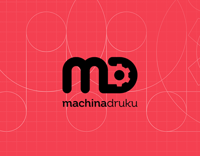 MD: Machina Druku - brand logo design concept