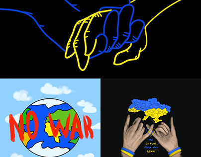 No war, Ukraine, ipad, illustrations, procreate