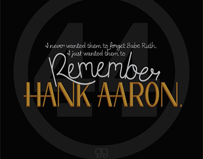 “Remember Hank Aaron”