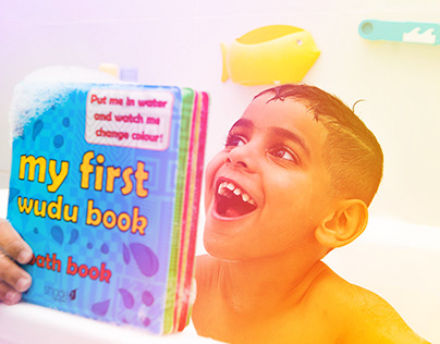 My First Wudu Bath Book educational design - publishing