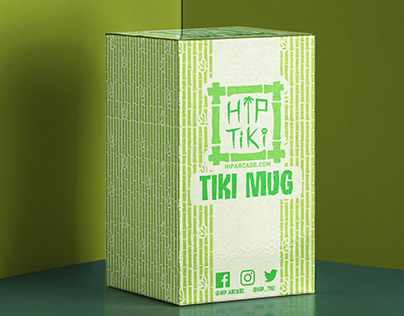 Hip Tiki Mug Package Mockup