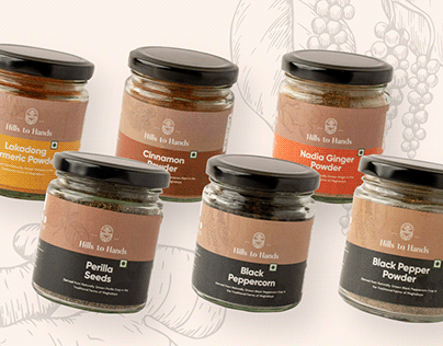 Packaging Design | Hills to Hands Spices Brand