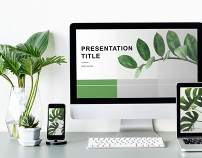 PowerPoint Design - GREEN