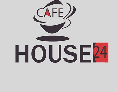Cafe house logo