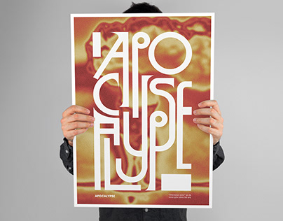 Apocalypse Typographic Poster Design