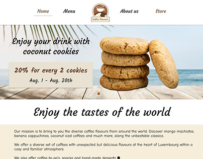 Coffee Flavours Website (Learning Project)