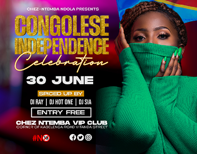 Club Flyer | CONGOLESE Independence Celebration 🎉