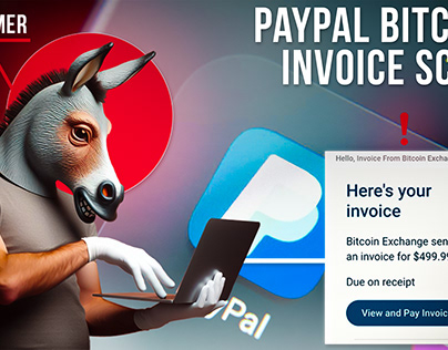PayPal bitcoin invoice scam