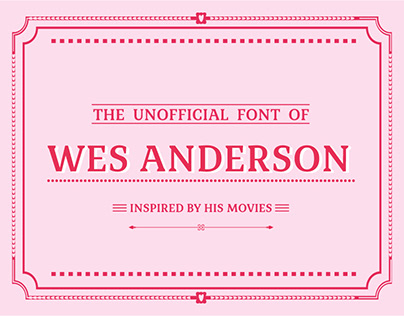 Project thumbnail - Wes Anderson Serif | Font