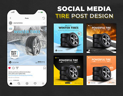 Tire Social Media Post Design