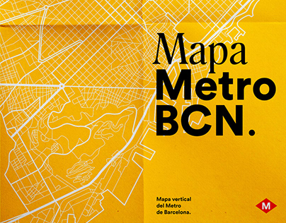 Barcelona City Subway Map