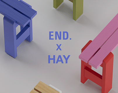 END. x HAY Weekday Bench