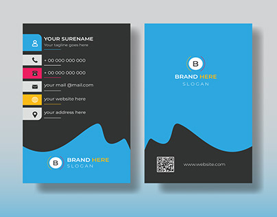 Creative Horizontal Business Card