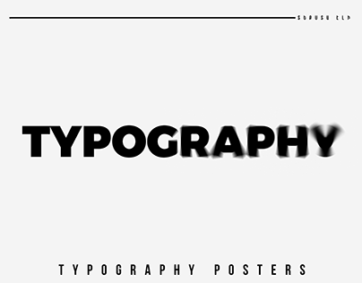 Project thumbnail - Typography poster collection