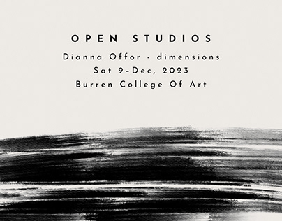 Project thumbnail - OPEN STUDIOS BY DIANNA OFFOR