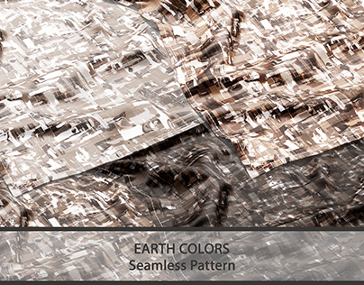 Earth colors seamless patterns.