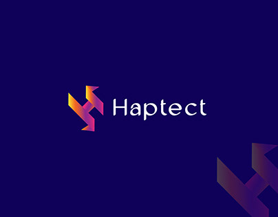 Haptect Logo Design-Modern H Letter Logo