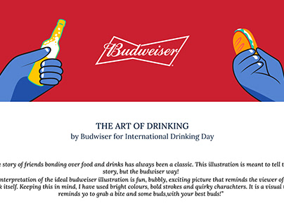 Budwiser | International Beer Day Illustration
