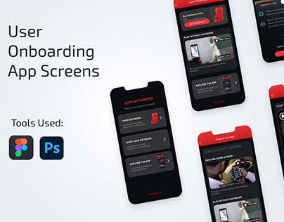 User On-boarding App Screens