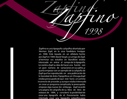 Afiche Zapfino