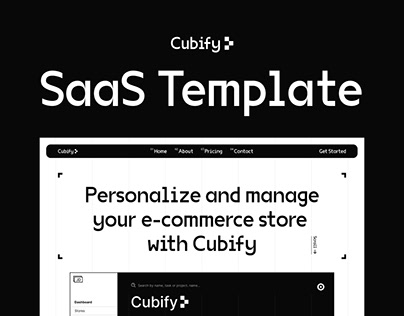 Cubify - SaaS Website Template