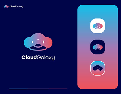 Cloud Galaxy logo design
